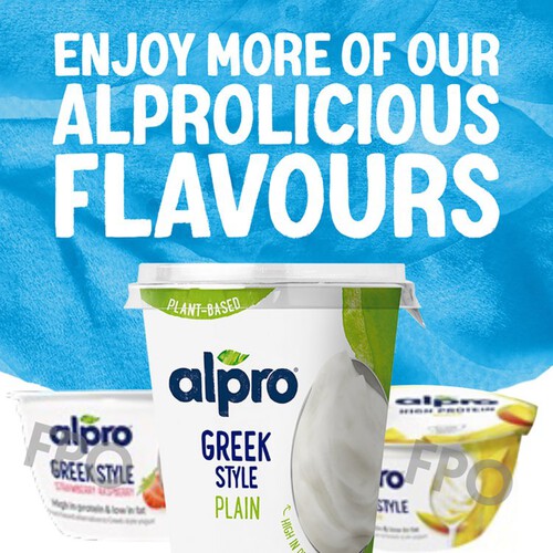 Alpro Greek Style Plain Yoghurt Alternative 