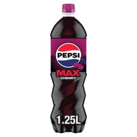 Pepsi Max Cherry No Sugar Cola Bottle