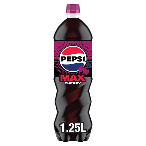 Pepsi Max Cherry No Sugar Cola Bottle