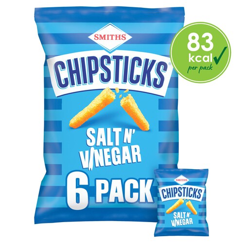 Smiths Chipsticks Snacks Salt & Vinegar 