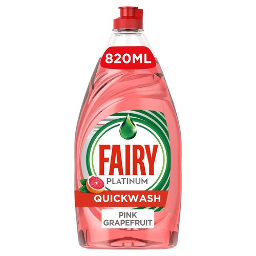 Fairy Quickwash Pink Grapefruit Washing Up Liquid