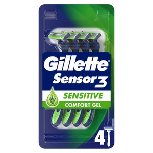 Gillette Skinguard Sensitive Disposable Razor x4