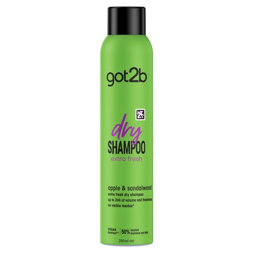 got2b Dry Shampoo Extra Fresh Scent Instant Refresh 200ml