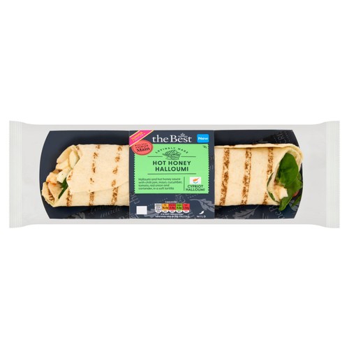 Morrisons The Best Hot Honey And Halloumi Wrap