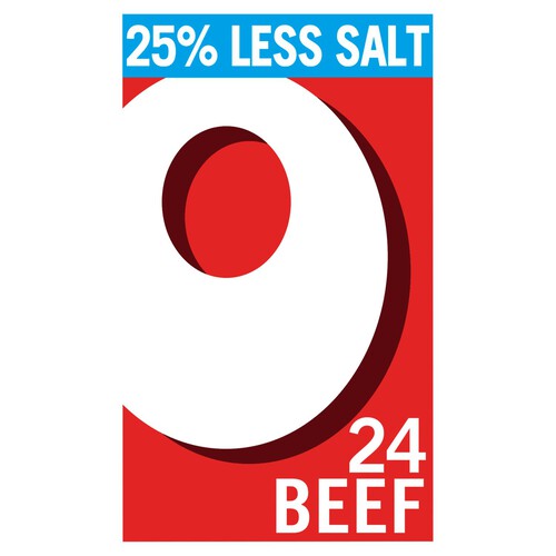 Oxo 25% Less Salt 24 Beef Stock Cubes 