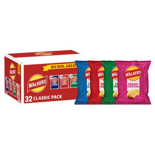 Walkers Classic Variety Multipack Crisps Box