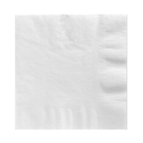 Nutmeg white 33cm napkins