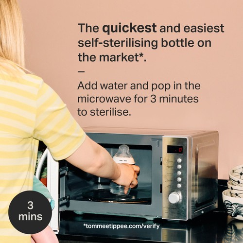  Tommee Tippee Closer To Nature Bottles 0M+