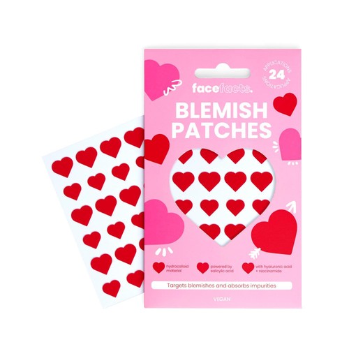 Face Facts Blemish Patches Red Hearts 24 Patches