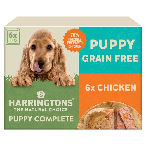 Harringtons Grain Free Puppy Food Trays In Chicken Morrisons Online Groceries Offers