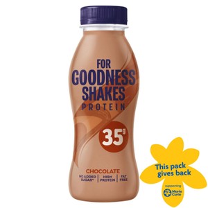 For Goodness Shakes 35G Protein Shake Chocolate Flavour 330ml
