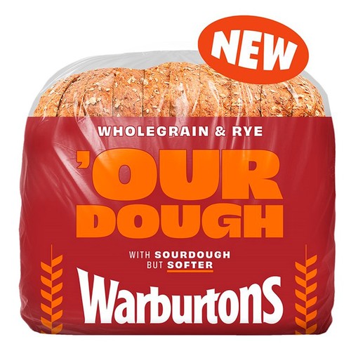 Warburtons Wholegrain & Rye With Sourdough 