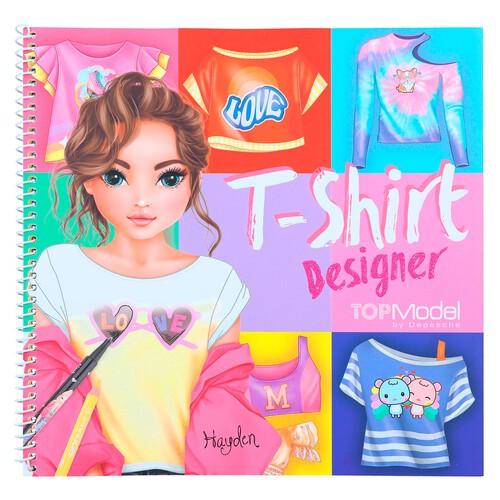 Topmodel T-Shirt Designer Colouring Book