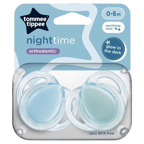 Tommee Tippee Night Time Orthodontic Soothers