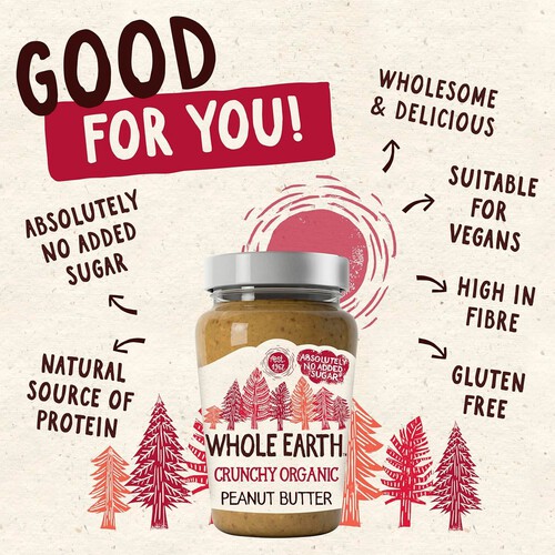 Whole Earth Organic Crunchy Peanut Butter