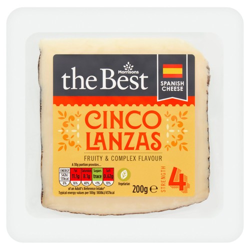 Morrisons The Best Cinco Lanzas 16 Months Matured Cheese   200g