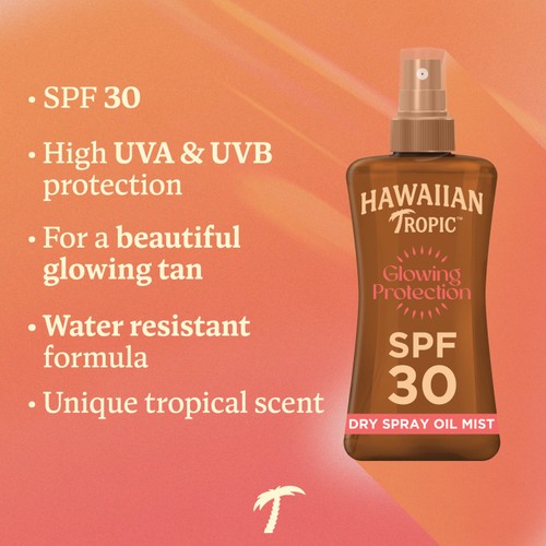 Hawaiian Tropic Protective Dry Oil Spray SPF 30 