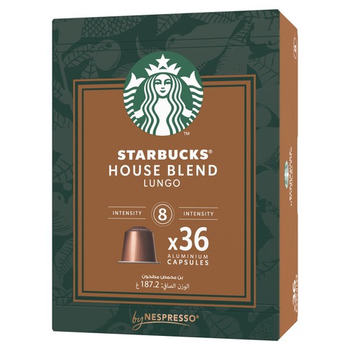 Starbucks By Nespresso House Blend Coffee 36 Pods