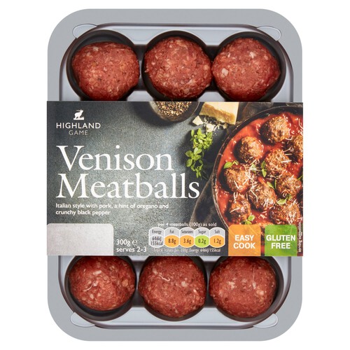 Highland Game Venison Meatballs 