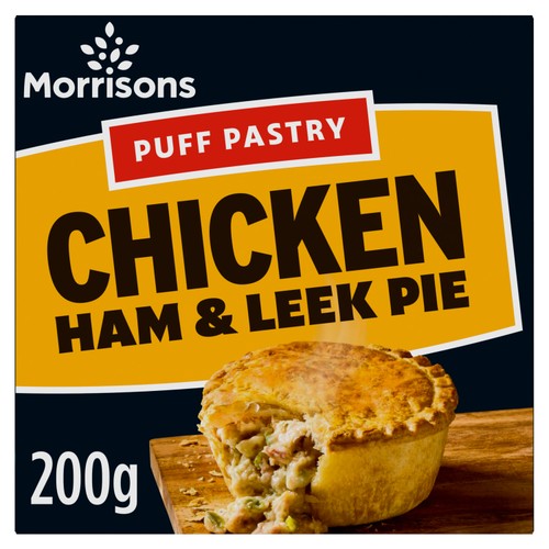 Morrisons puff pastry chicken ham leek pie