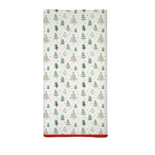 Nutmeg Home Winterscape Tree Tablecover