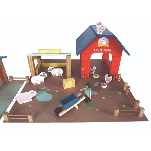 Ollie & Grace Farm Set With Tractor