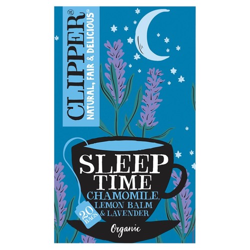 Clipper Organic Chamomile, Lemon & Lavender Sleep Time 20 Tea Bags 30g