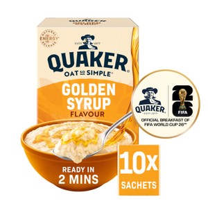 Quaker Oat So Simple Golden Syrup Porridge