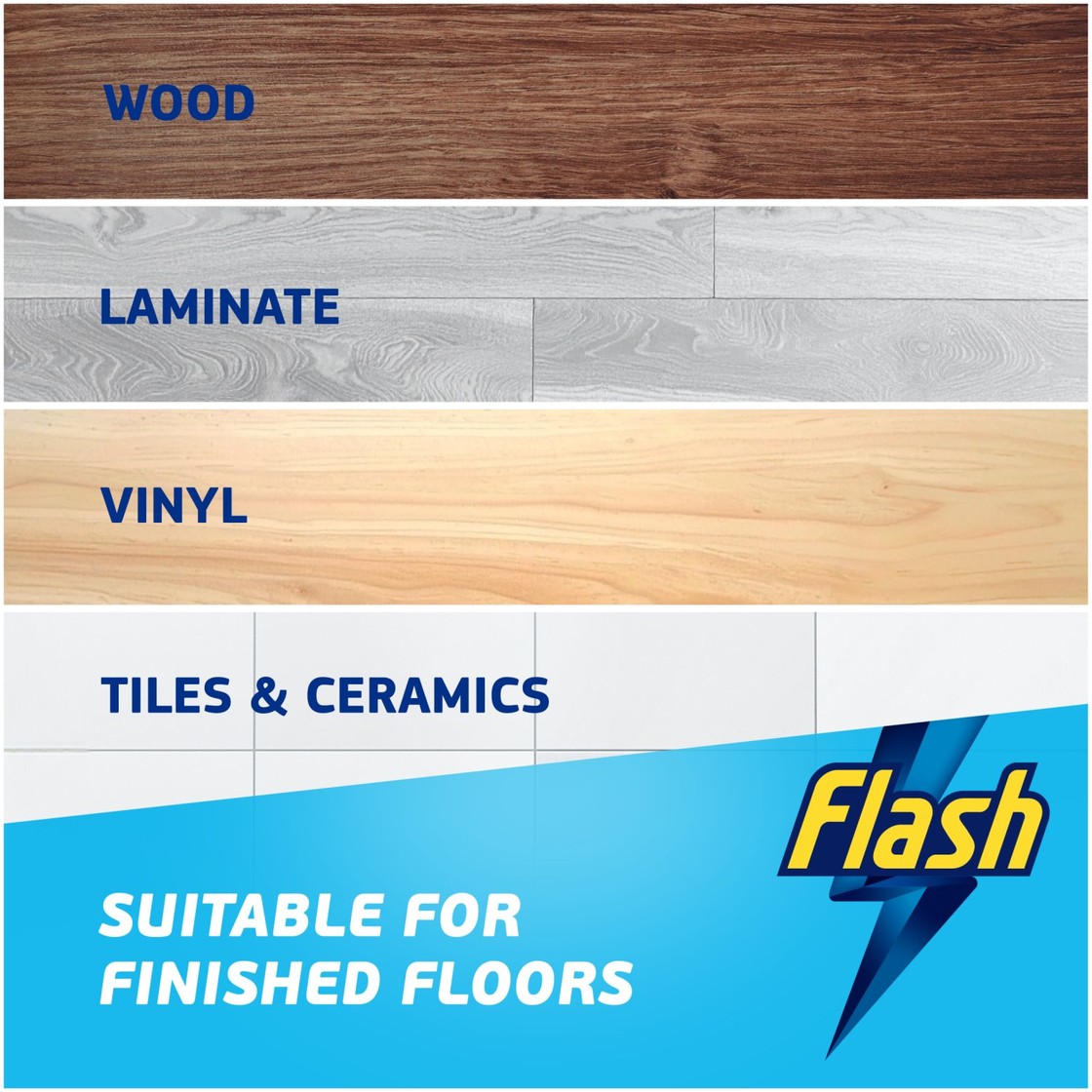 Flash Floor Cleaner Direct To Floor Regular All Purpose Lemon ...