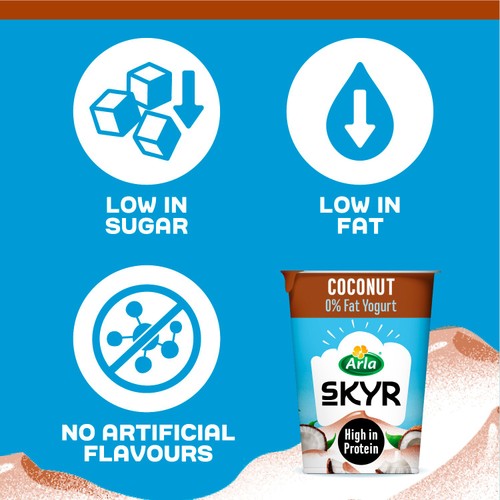 Arla Skyr High Protein Coconut Icelandic Style Yogurt