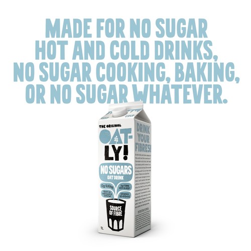 Oatly Oat Drink No Sugar Chilled 1L