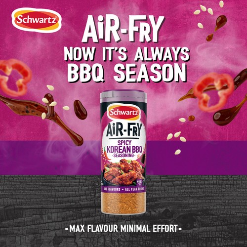 Schwartz Air Fry Spicy Korean Bbq Seasoning 125g