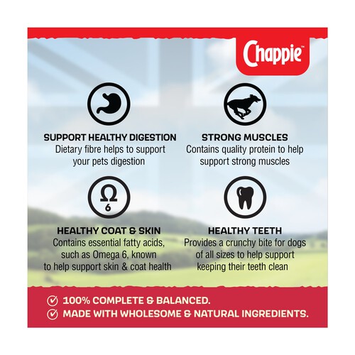 Chappie Complete Beef Adult Dry Dog Food 