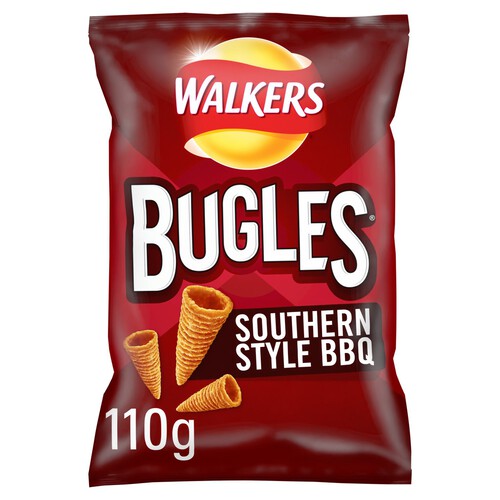 Walkers Bugles Southern Style BBQ Sharing Snacks Crisps