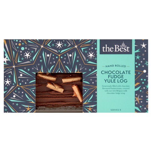 Morrisons The Best Chocolate Fudge Yule Log 