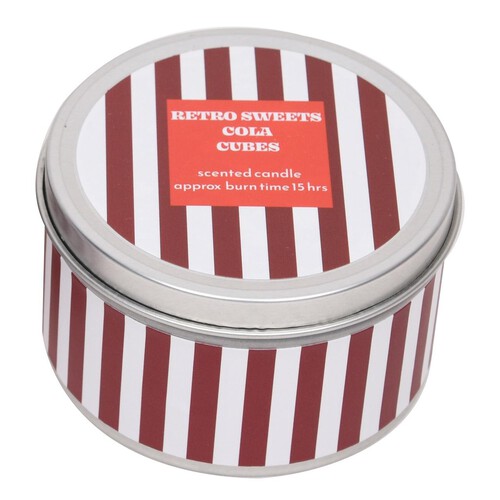 Nutmeg Home Mini Tin Candle Retro Sweets