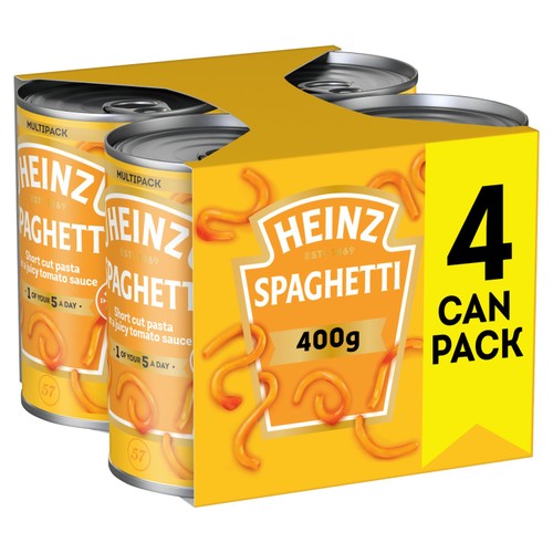 Heinz Spaghetti in Tomato Sauce Multipack