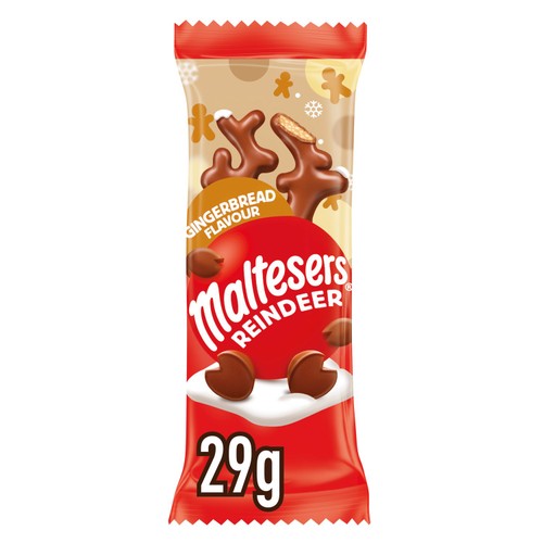 Maltesers Gingerbread Chocolate Reindeer Christmas Treat 29g