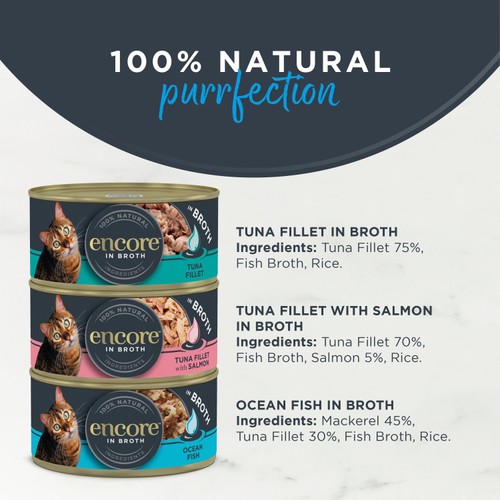 Encore Cat Tin Fish Selection In Broth 