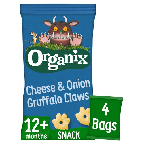 Organix Cheese & Onion Gruffalo Claws 12+ Months