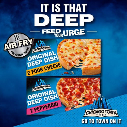 Chicago Town Deep Dish Pepperoni Pizzas