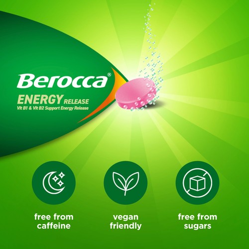 Berocca Energy Release Mixed Berries Flavour 15 Effervescent Tablets