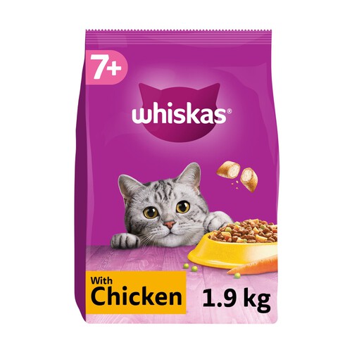 Whiskas Senior 7+ Dry Cat Food In Chicken