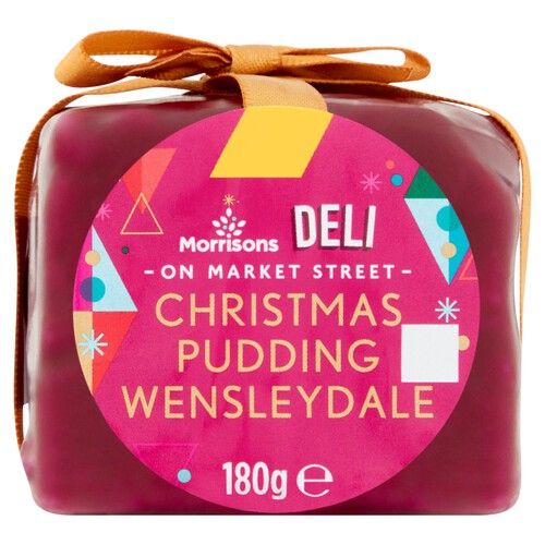 Morrisons Wensleydale Christmas Pudding Present