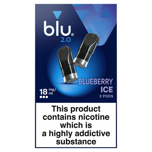 Blu 2.0 Blueberry Ice Vape Pods 18mg/ml