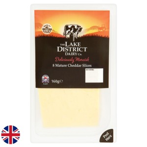 Lake District 8 Mature Cheddar Slices