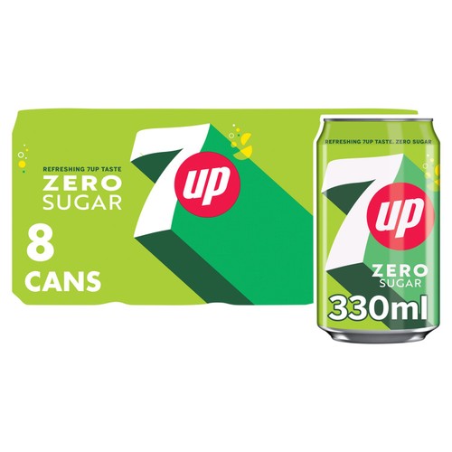 7UP Zero Sugar Lemon & Lime Cans
