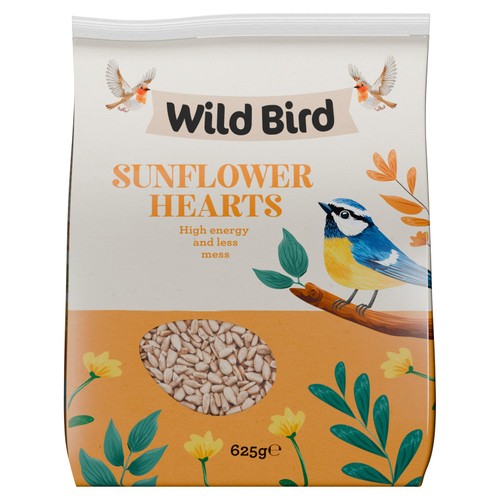 Wild Bird Sunflower Hearts 625g