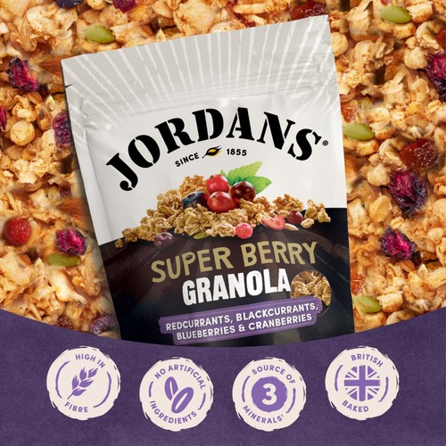 Jordans Super Berry Granola Breakfast Cereal 