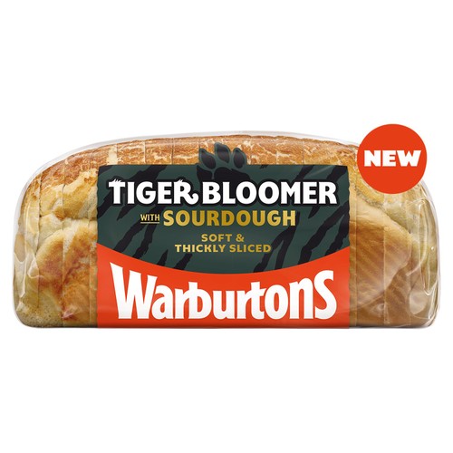 Warburtons Tiger Bloomer With Sourdough 600g
